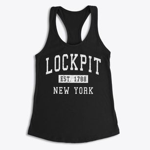 Lockpit New York Classic Established Women's Racerback Tank