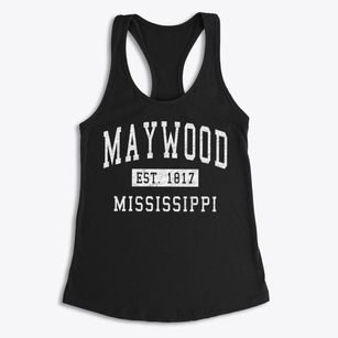 Maywood Mississippi Classic Established Women's Racerback Tank