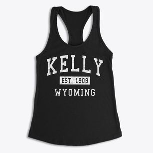Kelly Wyoming Classic Established Women's Racerback Tank