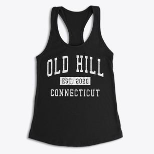 Old Hill Connecticut Classic Established Women's Racerback Tank