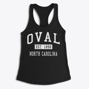 Oval North Carolina Classic Established Women's Racerback Tank