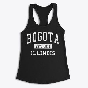 Bogota Illinois Classic Established Women's Racerback Tank