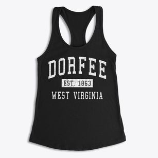 Dorfee West Virginia Classic Established Women's Racerback Tank