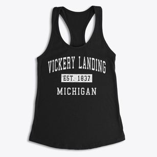 Vickery Landing Michigan Classic Established Women's Racerback Tank