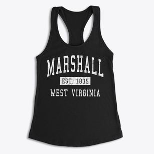 Marshall West Virginia Classic Established Women's Racerback Tank