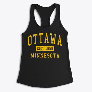 Ottawa Minnesota Classic Established Women's Racerback Tank