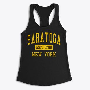 Saratoga New York Classic Established Women's Racerback Tank