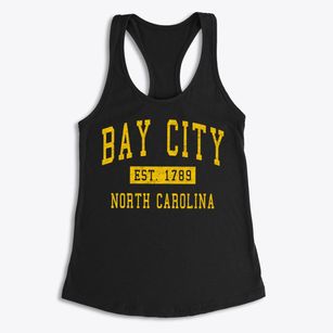 Bay City North Carolina Classic Established Women's Racerback Tank