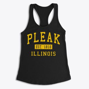 Pleak Illinois Classic Established Women's Racerback Tank
