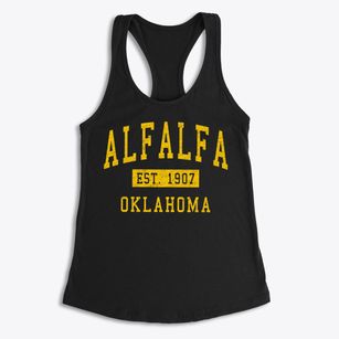 Alfalfa Oklahoma Classic Established Women's Racerback Tank