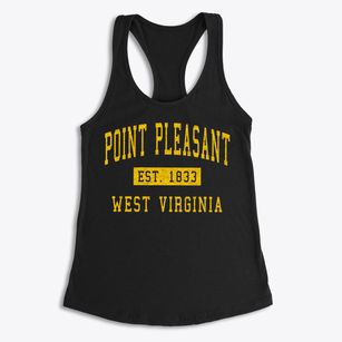Point Pleasant West Virginia Classic Established Women's Racerback Tank
