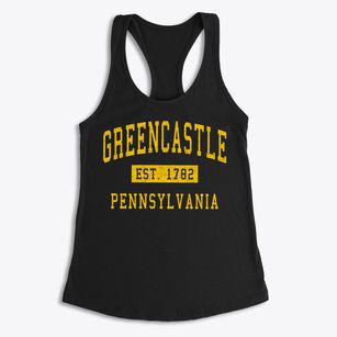 Greencastle Pennsylvania Classic Established Women's Racerback Tank