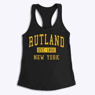 Rutland New York Classic Established Women's Racerback Tank