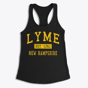 Lyme New Hampshire Classic Established Women's Racerback Tank