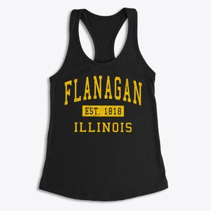 Flanagan Illinois Classic Established Women's Racerback Tank