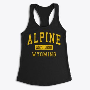 Alpine Wyoming Classic Established Women's Racerback Tank