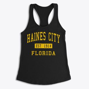Haines City Florida Classic Established Women's Racerback Tank