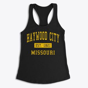 Haywood City Missouri Classic Established Women's Racerback Tank
