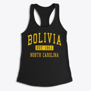 Bolivia North Carolina Classic Established Women's Racerback Tank