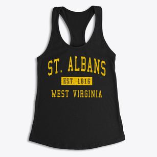 St. Albans West Virginia Classic Established Women's Racerback Tank