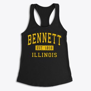 Bennett Illinois Classic Established Women's Racerback Tank