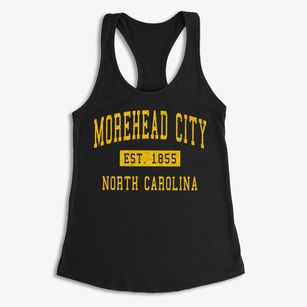Morehead City North Carolina Classic Established Women's Racerback Tank