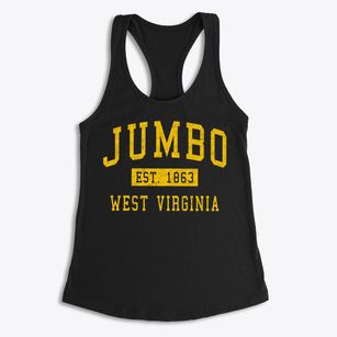Jumbo West Virginia Classic Established Women's Racerback Tank