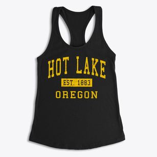 Hot Lake Oregon Classic Established Women's Racerback Tank