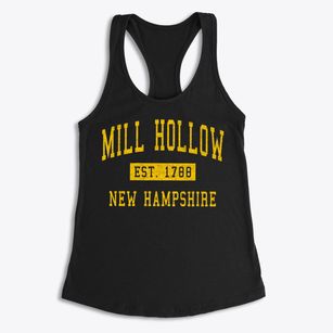 Mill Hollow New Hampshire Classic Established Women's Racerback Tank