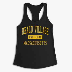 Heald Village Massachusetts Classic Established Women's Racerback Tank