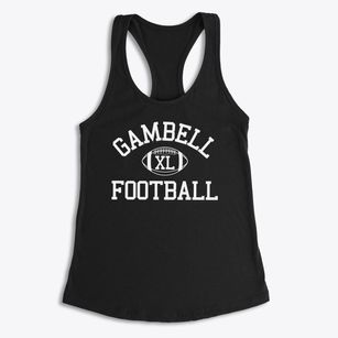 Gambell High School Classic Football Women's Racerback Tank
