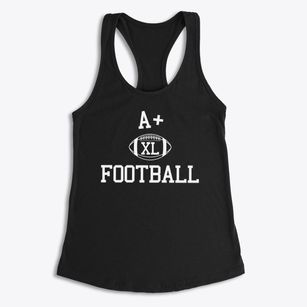 A+ Charter School Classic Football Women's Racerback Tank
