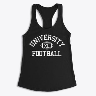 University High School Classic Football Women's Racerback Tank