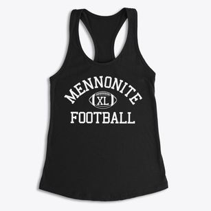 Lancaster Mennonite School Classic Football Women's Racerback Tank