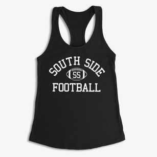 South Side High School Classic Football Women's Racerback Tank