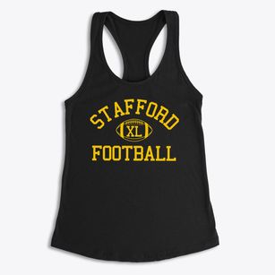 Stafford High School Classic Football Women's Racerback Tank