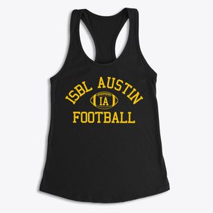 Isbl Austin Classic Football Women's Racerback Tank