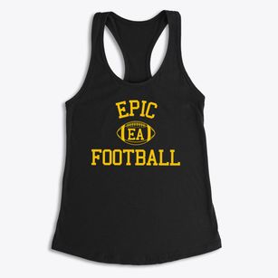 Epic Academy Classic Football Women's Racerback Tank