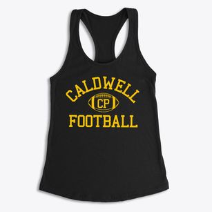 Caldwell Parish Junior High School Classic Football Women's Racerback Tank