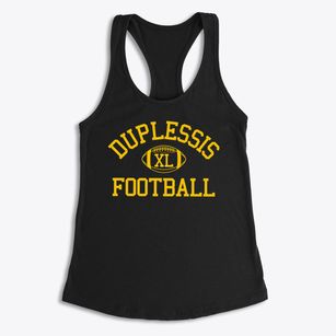 Duplessis Primary School Classic Football Women's Racerback Tank