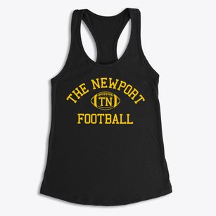 The Newport School Classic Football Women's Racerback Tank