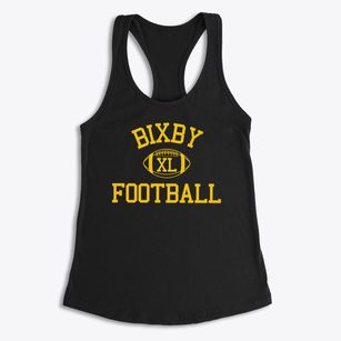 Bixby School Classic Football Women's Racerback Tank