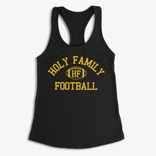 Holy Family School Classic Football Women's Racerback Tank