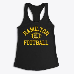 Hamilton Junior High School Classic Football Women's Racerback Tank
