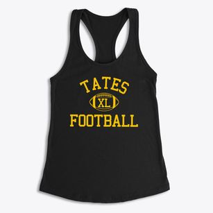 Tates School Of Discovery Classic Football Women's Racerback Tank