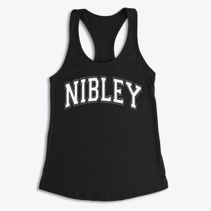 Nibley Elementary School Varsity Arch Women's Racerback Tank