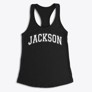 Jackson Elementary School Varsity Arch Women's Racerback Tank