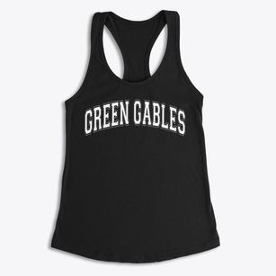 Green Gables Elementary School Varsity Arch Women's Racerback Tank