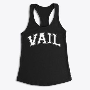 Vail Christian High School Varsity Arch Women's Racerback Tank