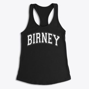 Birney Elementary School Varsity Arch Women's Racerback Tank